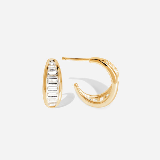 Hannah Hoop Studs