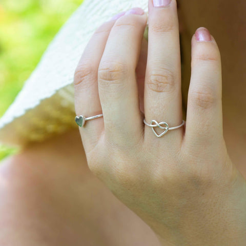 Braided Heart Ring