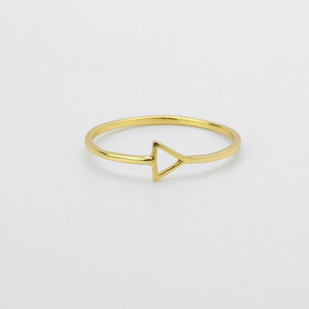 Golden Triangle Ring