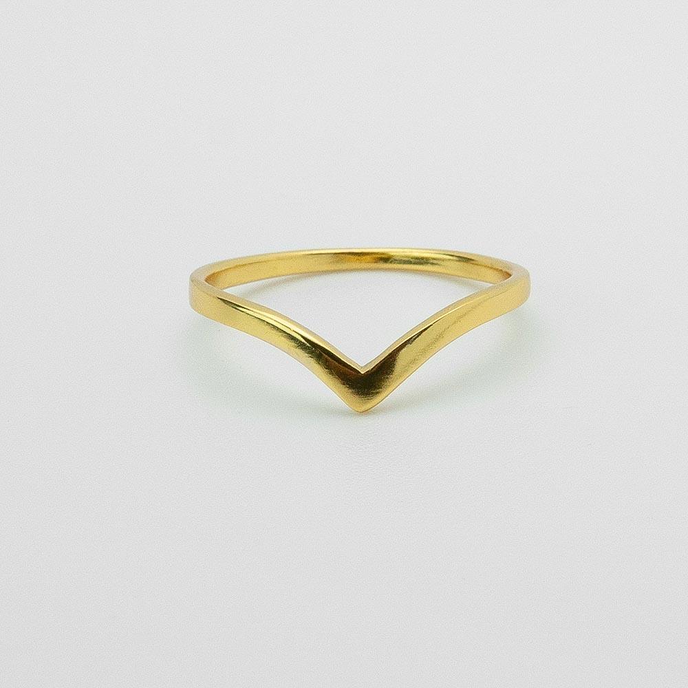 Golden V Ring